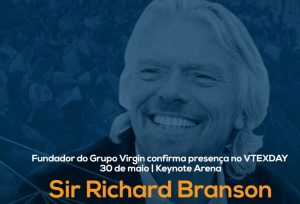 O bilionário Sir Richard Branson, uma das atrações do Vtex Day 2017