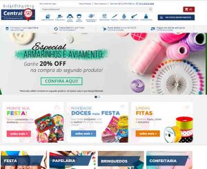 Interface da Central 25, uma das lojas VTEX criadas pela Agência e-Plus