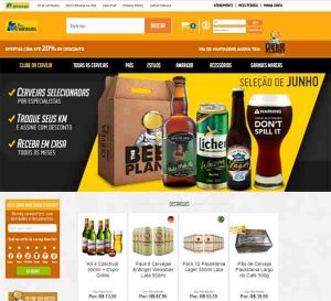 Interface da Beer Planet, uma das lojas VTEX criadas pela Agência e-Plus