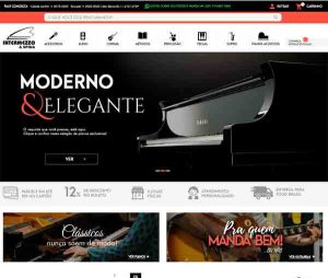 Interface da Intermezzo, uma das lojas VTEX criadas pela Agência e-Plus