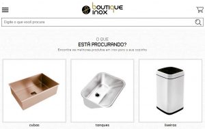 Boutique Inox é uma loja virtual criada pela Agência e-Plus com a Rakuten plataforma e-commerce