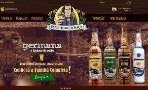 Loja virtual de bebidas Espírito da Cachaça tem um Design cheio de estilo. A plataforma VTEX permite personalização total. Imagem: acervo Espírito da Cachaça.