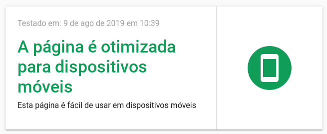 De acordo com o Mobile Friendly Test do Google, a loja virtual Yamamura é responsiva