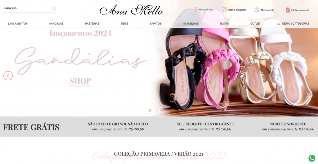 Ana Mello, loja virtual que respeita suas tradições
