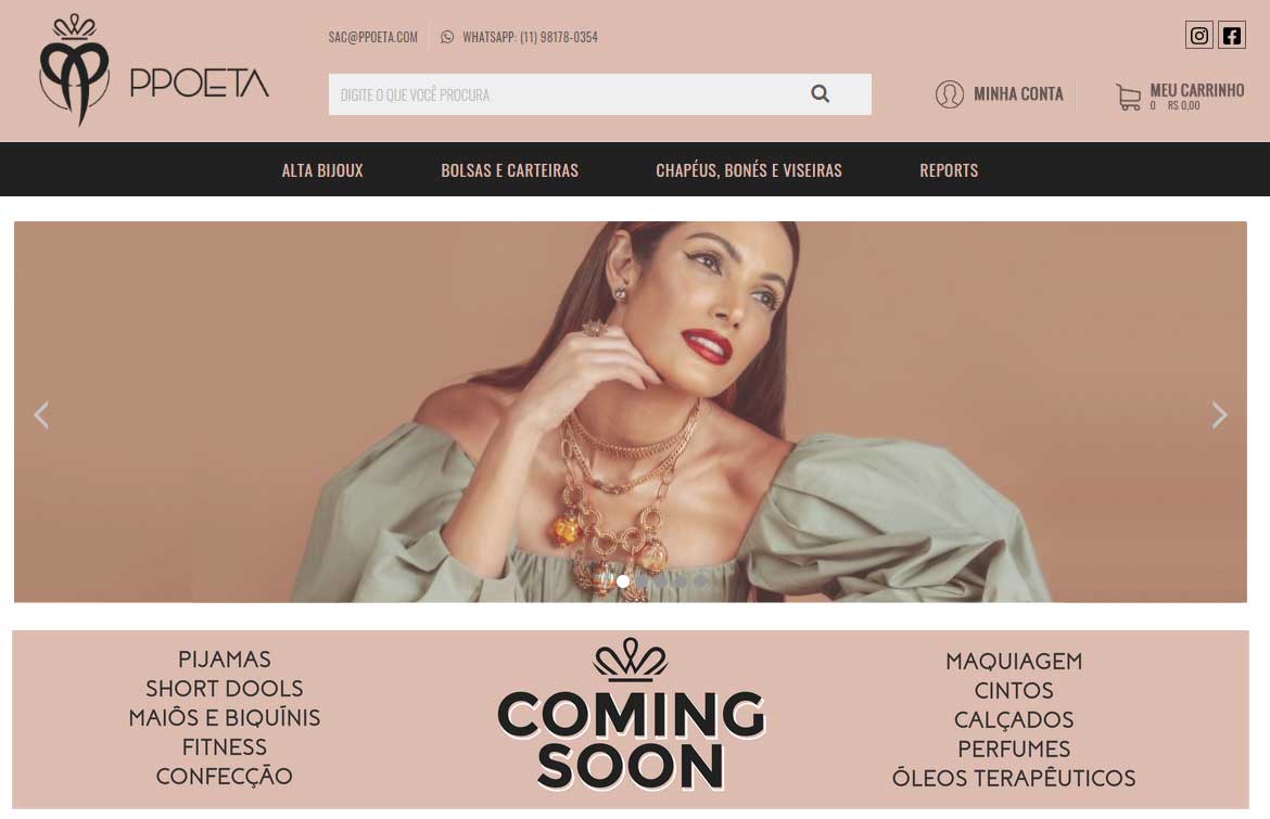 Famosas lançam e-commerce: conheça as lojas de Patrícia Poeta e