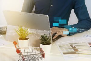 Business owners continue to communicate and talk online.,investment trade,business deal