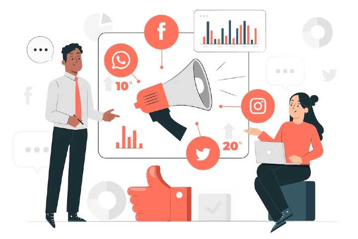 Como dono de um shopping online, você precisa investir em Marketing Digital para gerar tráfego. Imagem: @storyset Como dono de um shopping online, você precisa investir em Marketing Digital para gerar tráfego. Imagem: @storyset